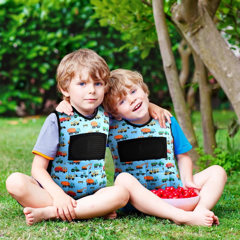 Janmercy Weighted Vest for Kids Boys Adjustable Breathable Girls Compression