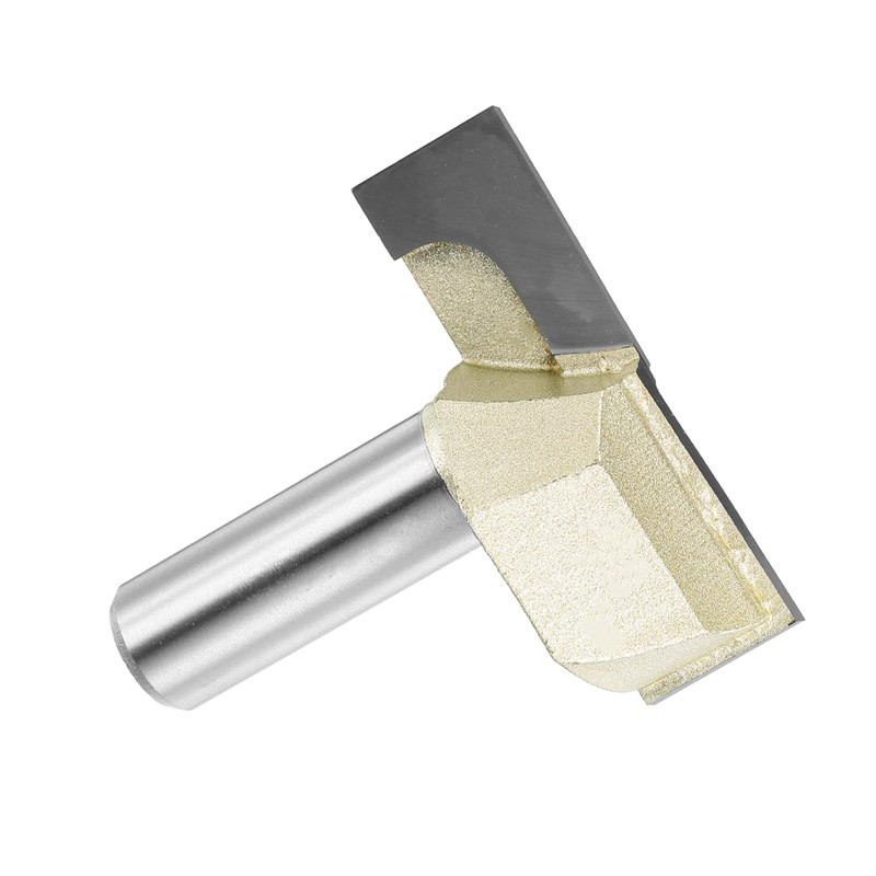 sourcing map Bottom Cleaning Router Bit 1-3/4" Diameter 1/2" Shank