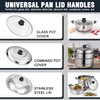 Walfos Universal Pot Lid Replacement Knob, 2 Packs Heat Resistant