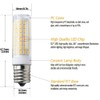 HXMLIHB E17 LED Bulb,80W Halogen Bulb Equivalent,Dimmable 8W,800Lm, AC120V, for
