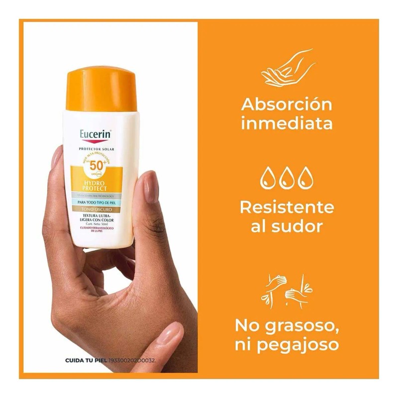 Eucerin Sun Face Hydro Fluid Fps Tono Bronze 50ml