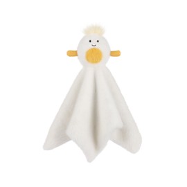 Apricot Lamb Delicious Boiled Egg Blanket Cute Comforter Soft Loveys for Baby Boy and Girl, Security Blanket for Babies, Infant and Toddlers, White 13.8x13.8 Inches