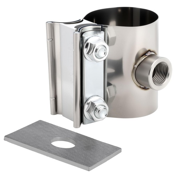 Car Wideband Oxygen Sensor Adapter Fit for 2-1/4"-2-1/2" Wideband Oxygen