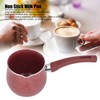 Mini Milk Pan, Single Handle 10cm Melting Pot with Non