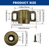 ZIUZI 5 Pack Magnetic Cabinet Door Catch with Magnets, Cabinet