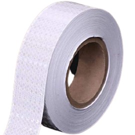 dilib Reflective Tape, Seal, Reflective Seal, Fluorescent Reflective Seal, Reflective Tape, Fluorescent Warning Tape, Concrete, 9.5 ft (25 m) Length x 2.0 inches (5 cm) Width (Gold)