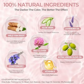 FeeMeFee Crema De Ñame Silvestre 2 Oz, Crema Equilibrante Orgánica Para Mujeres, Nutrición E Hidratación Profundas, Elaborada Con Raíz De Ñame Silvest