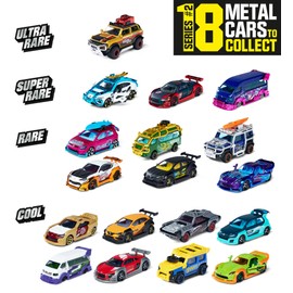 Majorette Tune Ups Series 2, Set of 2 with 20 Surprises, Metal Toy Cars for Tuning, 2 of 18 Cars to Collect in Surprise Pack, Includes Tuning Accessories, Collectible Boxes and Stickers