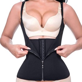 Faja Reductora Cintura para Mujer,Sauna Sudoración para Deporte Fitness Adelgazante Faja Quema Grasa，Hacer Ejercicio Entrenamiento Fitness Sudar Reducir Cintura Abdomen (Negro,X-Large)