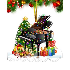 Piano Ornament Piano Gifts for Men Women Piano Players Teacher Music Lovers Christmas Tree Keepsake