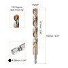 sourcing map 1/4" Hex Shank Drill Bit 15/32" Gold Oxide
