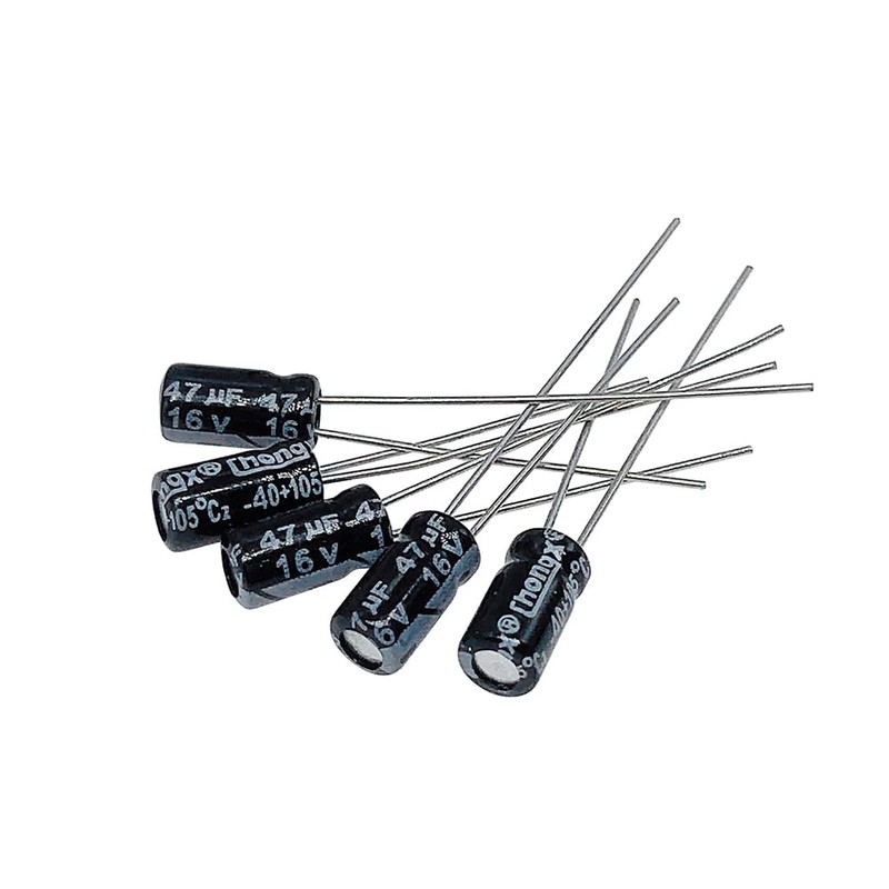PENGLIN 20pcs Electrolytic Capacitors Aluminum Electrolytic Capacitors 16V 47UF 105℃