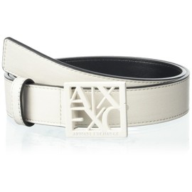 A | X ARMANI EXCHANGE Women's Ax Tonal Logo Hardware Belt, Giselle, 70