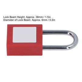 5 Set Lockout Tagout Locks Loto Locks Keyed Different Safety Lock,Red Lockout Tagout Locks with Keys,Lock Out Tag Out Padlocks, Safety Padlocks for Electrical Lockout Tag Out Kits