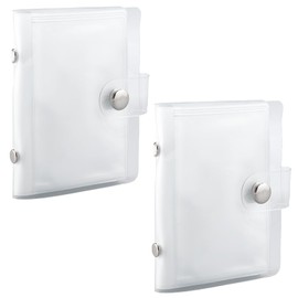 SOFPLATE 2 Pack 36 Pockets Clear Mini Photo Album Instax Film Polaroid Picture Album PVC Wallet Holder Cover for 3 Inch Pictures Photos Memories Photocard Holder Storage Instant Print Digital Cameras