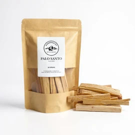 Palo Santo Incense Wood, 10 Scented Wood Sticks, Wooden Sticks from Peru, Natural Sacred Wood for Cleaning, Meditation & Spirituality, Premium Quality, Handmade (Pack of 10)