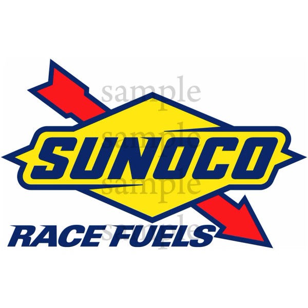 sunoco 4 INCH SUNOCO RACEING DECAL STICKER