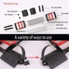Chest Expander Muscle Training Exerciser - Multifunction 5 Tube Hand