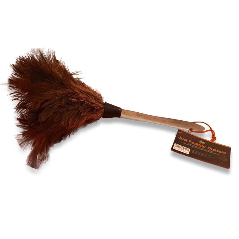 35cm 14'' Premium Quality Genuine Ostrich Feather Duster – Attracts