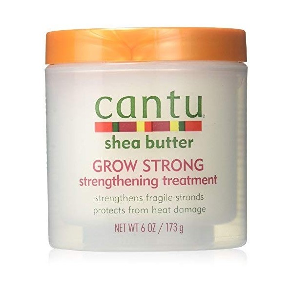 Cantu Grow Strong Strengthening Treatment, 6 Oz, White
