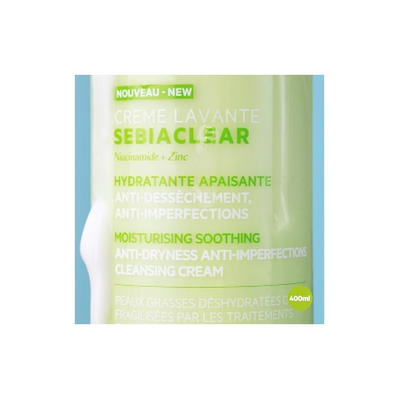 SVR Sebiaclear Creme Lavante Crema Limpiadora Facial para Piel con