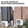 BEWAVE Mini Split Line Set Cover Kit, Decorative PVC Tubing