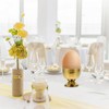 6 Pieces Egg Stand, Stainless Steel Egg Cup, Gold Egg