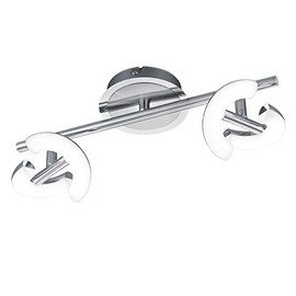 Reality Leuchten R82772106/A +/Built-in LED Ceiling Lamp, Metal, 4 Watts, Chrome, 11 x 33 x 12 cm