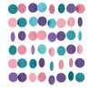 WEVEN Circle String Decorations Paper Garland Banner Streamer Party Decor
