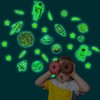 31Pcs DIY Space Spaceship Themed Glowing Home Wall Sticker Luminous