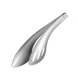 Oaks Leye Sauce Scooping and Meat Gripping Sturdy Tongs, Made in Japan