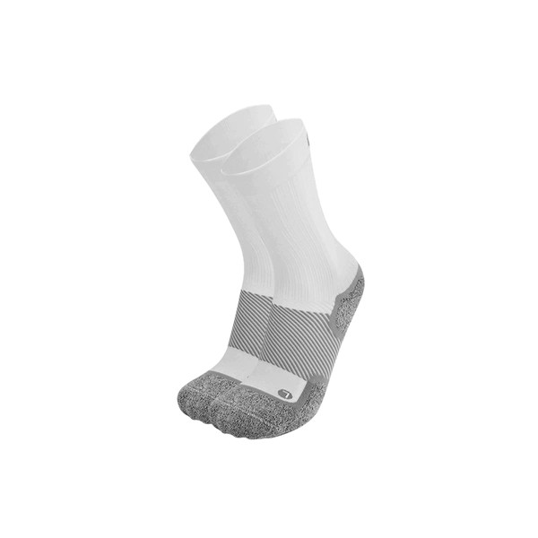 BBY OrthoSleeve WC4 Diabetic and Neuropathy Spa Socks - Non-Binding, Improves Blood Circulation and Helps with Edema, White, extra wide crews