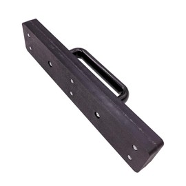 Milageto Heavy Big Tapping Block Woodworking Nonslip Handle Portable Laminate Flooring Tool Floor Knock Block for Engineered Hardwood, Black