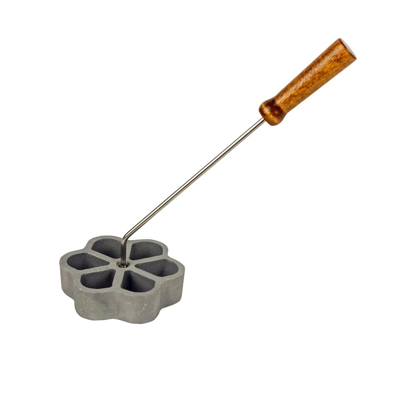 O'Creme Rosette Iron Floral Design Triple-Size