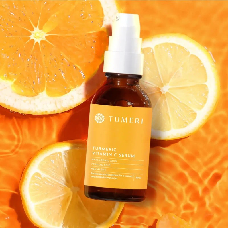 Suero Facial Con Vitamina C De Cúrcuma Cuidado De La