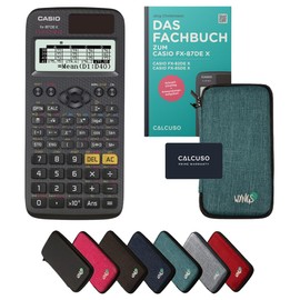 Calcuso Standard Package Turquoise with Calculator Casio FX-87DE X ClassWiz
