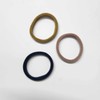 3PCS Large Cotton Ponytail Holders, Seamless Hair Ties