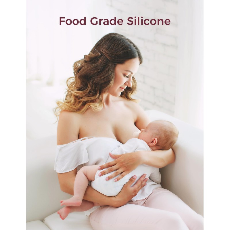 Momcozy Nipple Shield, Floral Contact Nipple Shield for Breastfeeding Moms