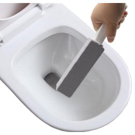 Comfun Pumice Stone for Cleaning Toilet Bowl with Handle, Pumice Stick Pumice Scouring Pad for Cleaning, 4 Pack