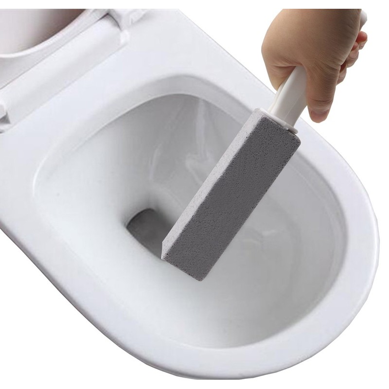 Comfun Pumice Stone for Cleaning Toilet Bowl with Handle, Pumice