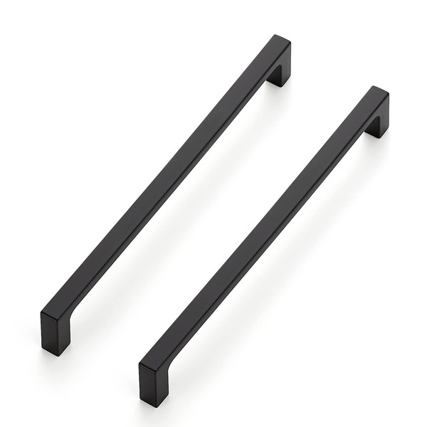 Ravinte 50 Pack 7-1/2 inch Hole Centers Matte Black Cabinet