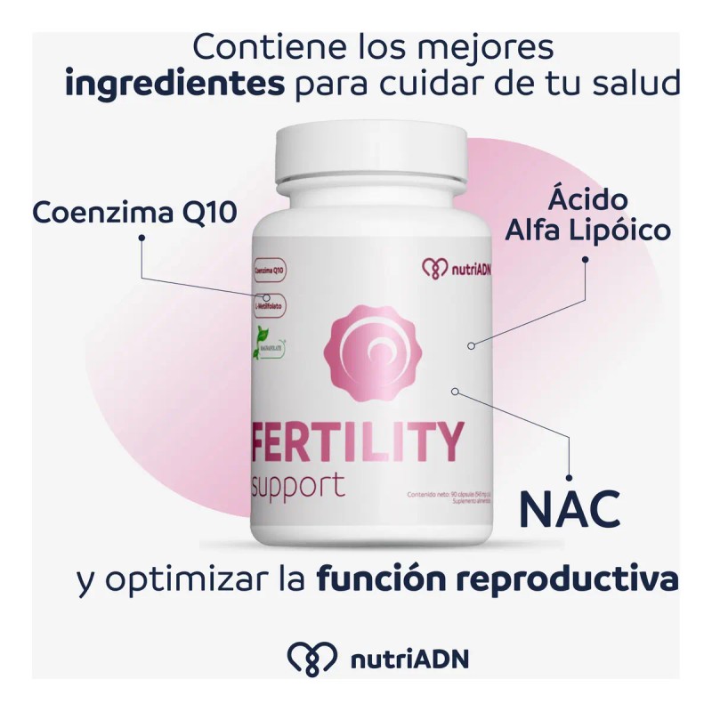 Suplementos Fertility Support Nutriadn Sabor