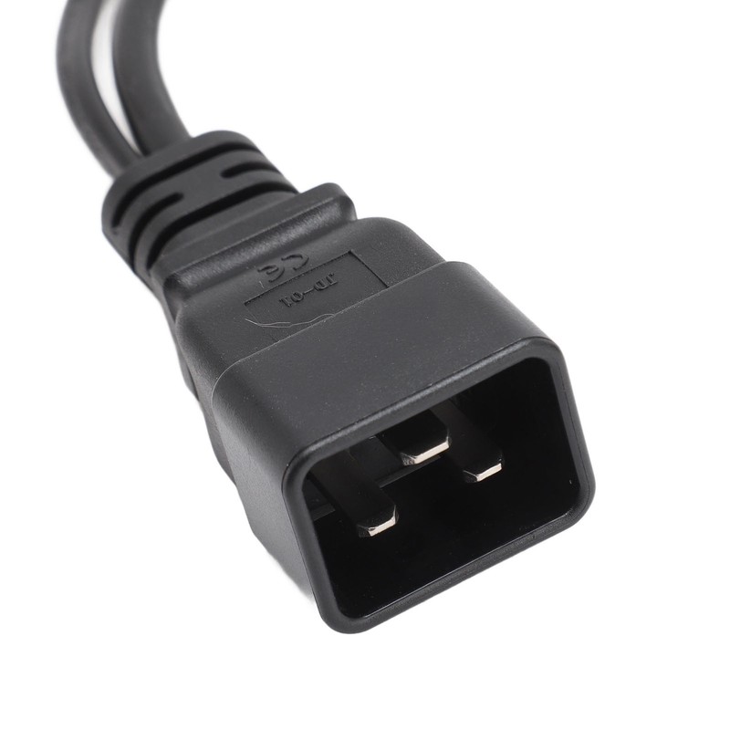 C20 to C7 C19 Y Splitter Power Plug Cord Single