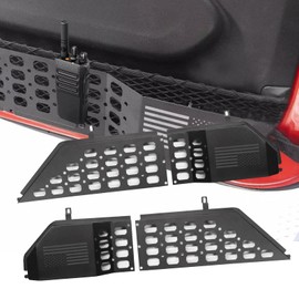 ETL INDUSTRIES Front Door Storage Pockets, Door Side Insert Organizer Tray Box For 2018-2024 Jeep Wrangler JL JLU 4XE & 2020-2024 Gladiator JT (Not for Power Seats)