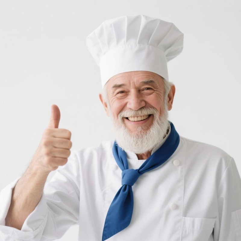 HoveBeaty Chef Hat Unisex Adult Mushroon Design Adjustable Kitchen Uniform