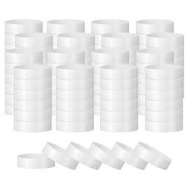 PATIKIL Paper Wristbands for Events, 1200 Pack Neon Party Wrist Bands, Colored Waterproof Concert Identification Wristbands Hand Bands for Bar Entrance Admission White