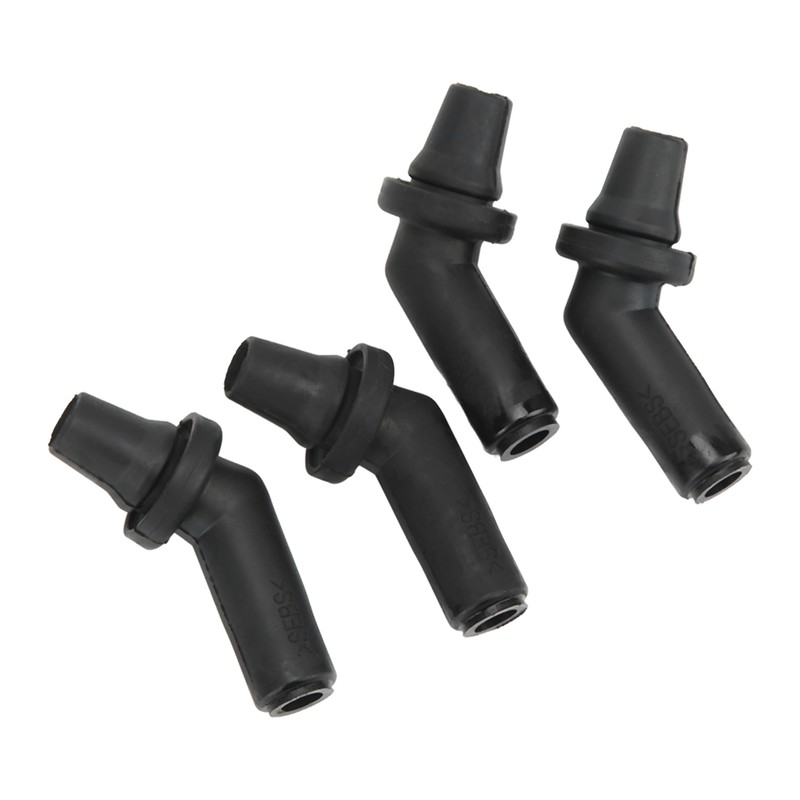 4pcs Sunroof Drain Tube Connector EEH500100 Rubber Black Replacement for