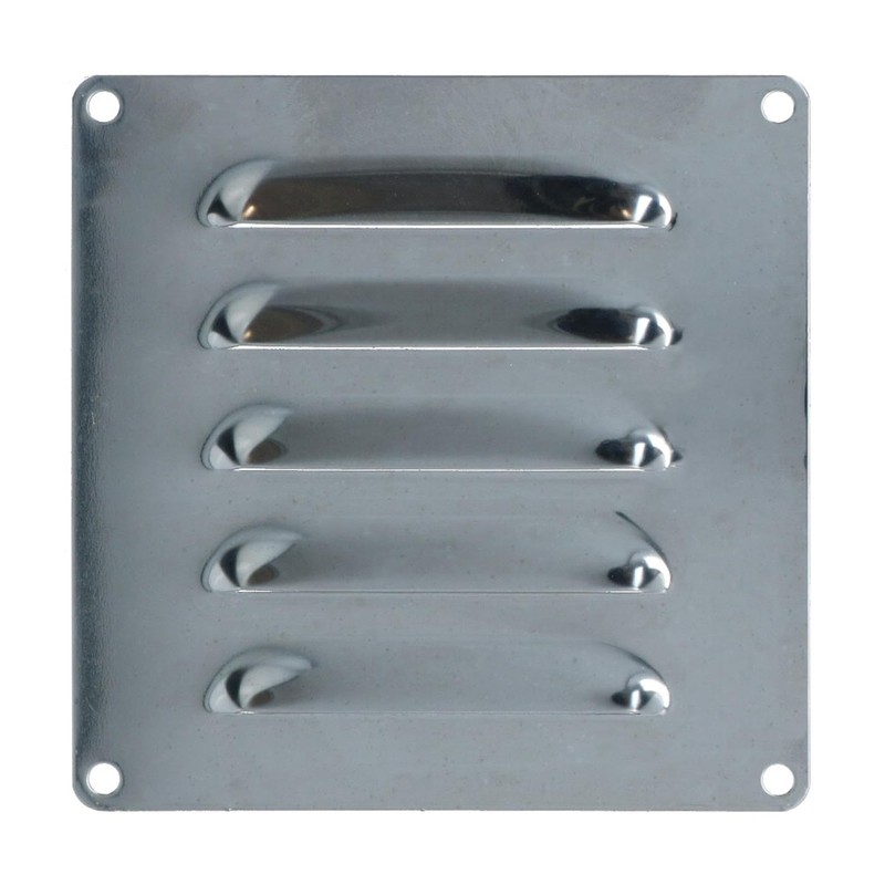 AB Tools Stainless Steel Louvre Vent Air Ventilator Grill 120mm