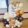Brown Balloons,12 Inch Retro Brown Sand White Cocoa Coffee Apricot