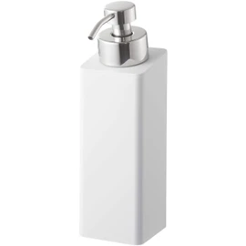 Yamazaki Industries 5210 Magnetic Two-Way Dispenser, Foaming Type, White, (W x D x H) Approx. 2.8 x 4.1 x 9.3 inches (7 x 10.5 x 23.5 cm), Tower Foaming Soap Only, Easy Cleaning